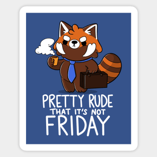 Rude Day Sticker